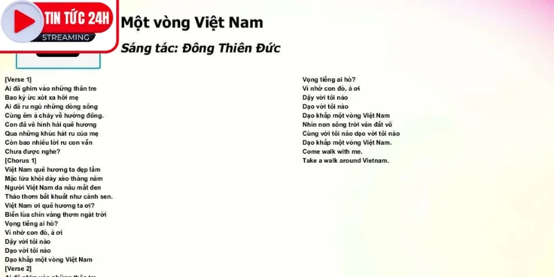 Khám phá vẻ đẹp quê hương qua lời bài hát